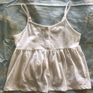 white gap kids babydoll top